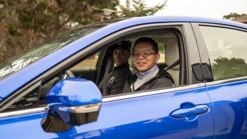 Attendees in Toyota Mirai