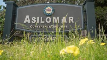 Asilomar sign near entrance