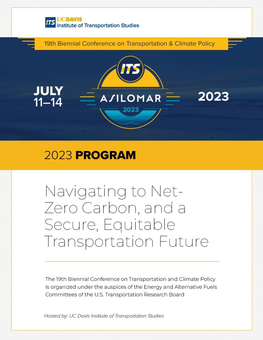 2023 Asilomar Conference Program Cover