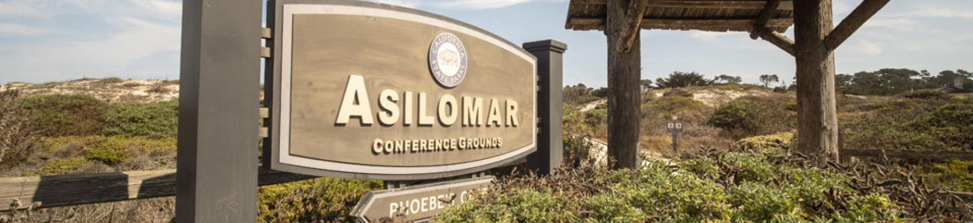 Asilomar Conference Grounds sign
